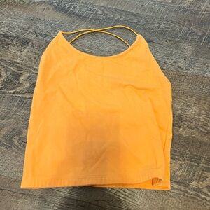 American Eagle Outfitters Orange Tank Top